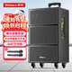 新科（Shinco）V50广场舞音响户外拉杆音箱三喇叭木质箱体大功率家用K歌移动摆摊低音炮 15吋双咪