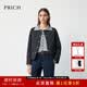 PRICH【90%鹅绒】时尚菱格绗线轻薄羽绒服冬保暖短外套女 19黑色 M 165