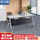 海艾珈会议桌椅组合可折叠会议室桌椅移动培训桌办公桌120*60*75cm+E0级