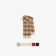 博柏利（BURBERRY）【礼物】儿童 格纹羊绒围巾 沙色