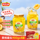 欢乐家黄桃罐头 新鲜糖水水果罐头礼盒 解馋休闲零食 900g*4瓶