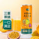 七鲜 百芒出桃果泥啤酒330ml