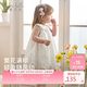 戴维贝拉（DAVE＆BELLA）女童棉连衣裙儿童碎花裙宝宝夏装花苞裙子