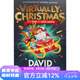 英文原版 David Baddiel 大卫巴蒂尔系列章节小说10册 Person Controller/Head Kid 儿童课外英语读物 绿山墙 Christmas 圣诞节