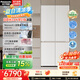 松下（Panasonic）【2026新款】【国家补贴】白月光3.0十字门冰箱家用对开门风冷无霜新一级能效电冰箱NR-ED51APB-W 【26年新品】纳诺怡+活氧离子双净化