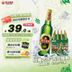 珠江啤酒（PEARL RIVER）12度 经典老珠江啤酒 600ml*12瓶 整箱装 京东自营