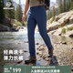 诺诗兰（NORTHLAND）春夏户外男女速干长裤吸湿透气运动快干裤弹力舒适情侣休闲裤 纯黑色-男 180