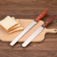 帕帕罗蒂 面包刀+蛋糕抹刀 烘焙工具不锈钢锯齿刀蛋糕刀 奶油抹刀切片吐司面包刀