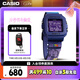 卡西欧（CASIO）手表女士BABY-Gx小马宝莉联名款儿童学生电子表BGD-10K-2PRX