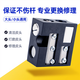 德国11合一台球杆修杆器皮头修理器换头工具修杆打磨枪头杆头用品 普通款修杆器+刀片+多层皮头