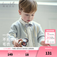 戴维贝拉（DAVE＆BELLA）小童开衫纯棉男童针织毛衣外套儿童上衣秋装新款童装宝宝衣服 花灰色【现货】 120 cm（建议身高110-120cm）