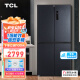 TCL 486升大容量养鲜冰箱十字对开门四开门双变频风冷无霜冰箱 一级能效 WIFI智控京东小家电冰箱BCD-486WPJD