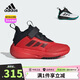 阿迪达斯（adidas）童鞋26秋男童实战篮球鞋儿童OWNTHEGAME中高帮团队款运动鞋IF4594