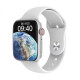 苹果手机通用顶配S9智能手表华强北watch8多功能NFC离线支付 星光银框白色胶带+官方11