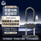 普达玻璃门锁u型锁钥匙抗剪u形门锁双开办公室挂锁防撬锁具街边商铺