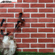 石设汇（shishehui） 红砖墙砖文化砖仿古外墙砖客厅电视背景墙仿古乡村别墅外墙 红砖1013