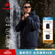 猛犸象（MAMMUT）【抓绒款】Clion 红标男女款户外防风保暖休闲夹克外套刺绣标软壳 黑色【红标】 L