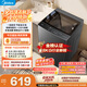 美的（Midea）随心洗波轮洗衣机全自动 8公斤小型家用 一级能效 节能省电 MB8V56T 以旧换新 京东自营 补贴