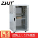 ZHJT机柜18U机柜1米高网络机柜标准机柜服务器机柜纵横九天600*600*1000ZT6620 白色玻璃门 普通款
