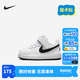 NIKE 耐克男女童休闲板鞋COURT BOROUGH轻便舒适儿童魔术贴运动鞋低帮 DV5458-104 27 【建议脚长16cm】 (偏大,建议选小一码)