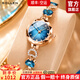 梭伦（SOLLEN）十大品牌名表2026新款女士手表手链石英腕表送女友情人节生日礼物 【永生花礼盒+手镯】浅蓝色470【升级旗舰版】