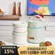 乐扣乐扣（LOCK&LOCK）陶瓷内胆保鲜盒便当盒保温饭盒可微波两件套(400ML+600ML)赠饭包