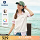 Navigare意大利小帆船绞花POLO衫女士2026年夏季最新款短袖翻领针织T恤衫 栀子白 L 偏修身