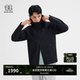 KOLON SPORT/可隆风脊石墨烯软壳夹克 男子户外透湿防泼水防风外套 LHJK6WNT01-BK 黑色 L 175/96A
