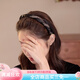 伊黛儿水钻麻花缠绕发箍女简约时尚黑色头箍百搭细边显脸小发捆头饰发饰