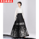 玉衡马面裙汉服成年人女新中式国风女装眀制（画中仙）订婚衣服敬酒 单独黑色螺钿马面裙 均码 裙长100cm左右