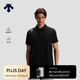 迪桑特（DESCENTE）TRAINING系列男士运动健身TOYOBO吸湿速干防晒短袖翻领POLO衫新品 BK-黑色 2XL (185/104A)