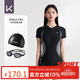 Keep泳衣女士专业连体平角竞速保守游泳衣047  泳衣泳镜泳帽套装 L
