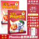 原版 新版EFL Phonics1级含app 26个字母音自然拼读发音训练 零基础自拼学习 学生书+练习册[平装]