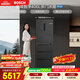 博世（BOSCH）全域智净M6 406升多门冰箱嵌入式 小户型 魔术变温铂金抗菌 KMF40A97TI 国家补贴