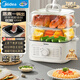 美的（Midea）电蒸锅电煮锅电火锅多功能锅家用电炒锅蒸蛋器蒸包子锅电热锅10.8升三层大容量多用途锅ZGE2323Z02
