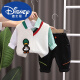 迪士尼男宝宝帅气套装新款1一3岁儿童秋装男童小孩三件套婴儿衣服潮 白色LX鸭子马甲三件套 100cm