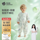 贝肽斯婴儿睡袋春秋胎脂皮儿童分腿睡袋婴幼儿防踢被睡衣前6后4 星尘M