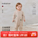 babylove【清仓】婴儿毛织连体衣秋冬款纯棉针织衣服宝宝哈衣圣诞保暖毛衣 砂色 80cm