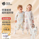 贝肽斯婴儿睡袋恒温儿童纯棉背心睡袋婴幼儿防踢被睡衣秋冬中厚 童梦S