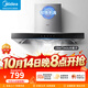 美的（Midea）【智感干洗】家用抽油烟机燃气灶套装19立方大吸力顶吸式欧式烟灶二件套装热水器三件套厨房第1名 【单烟机触控】19m³智能干洗 厨房家电