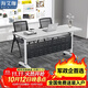 海艾珈折叠办公桌员工培训桌子多功能长条桌双人会议桌120*60cm+E0级