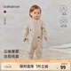 babylove【清仓】婴儿毛织连体衣秋冬款纯棉针织衣服宝宝哈衣圣诞保暖毛衣 砂色 80cm