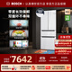 博世（BOSCH）【双系统双循环】461L大容量小冰箱 四开门多门 家用超薄零嵌入式 铂金净风 变频无霜 K9F72EA20C 461L多门|零嵌安装|双循环