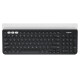 罗技（Logitech）K780 键盘 无线蓝牙键盘 办公键盘 纤薄便携键盘 笔记本键盘 优联 全尺寸 黑