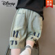 迪士尼（Disney）男童夏季牛仔短裤薄款2023新款儿童装休闲男孩大童七分中裤外穿潮 黄泥色 140cm
