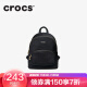 卡骆驰（crocs） 网红小背包女 2019秋冬新款欧美时尚经典黑色旅行双肩包女 潮流休闲书包 黑色