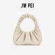 JW PEI手提包褶皱包原创设计小众包包女Gabbi时尚简约云朵包手提包2T03 米白色羊纹