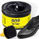 ONEFULL鞋油擦鞋神器黑色真皮保养油无色通用皮鞋皮革护理保养油黑色50ml
