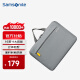 新秀丽（Samsonite）电脑包手提16英寸 苹果联想华为商务笔记本单肩包 BP5 灰色
