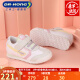 Dr.Kong江博士童鞋儿童运动鞋春季男女宝宝学步鞋 白色（22-28码） 28码 适合脚长约16.7-17.2cm